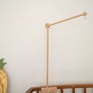Baby Mobile Set, Eco Natural Baby Mobile Holder, Baby Wooden Mobile Arm, Nursery Mobile Crib Holder, Baby Mobile Toys, Fast Shipping