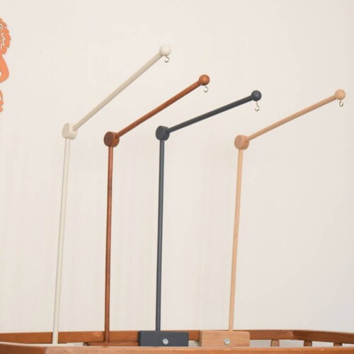 Cot Mobile Hanger Eco Natural Baby Mobile Hanger Baby Wooden Etsy