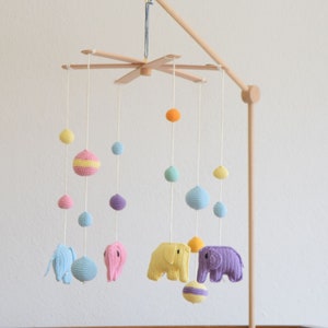 Baby Mobile Set, Eco Natural Baby Mobile Holder, Baby Wooden Mobile Arm, Nursery Mobile Crib Holder, Baby Mobile Toys, Fast Shipping