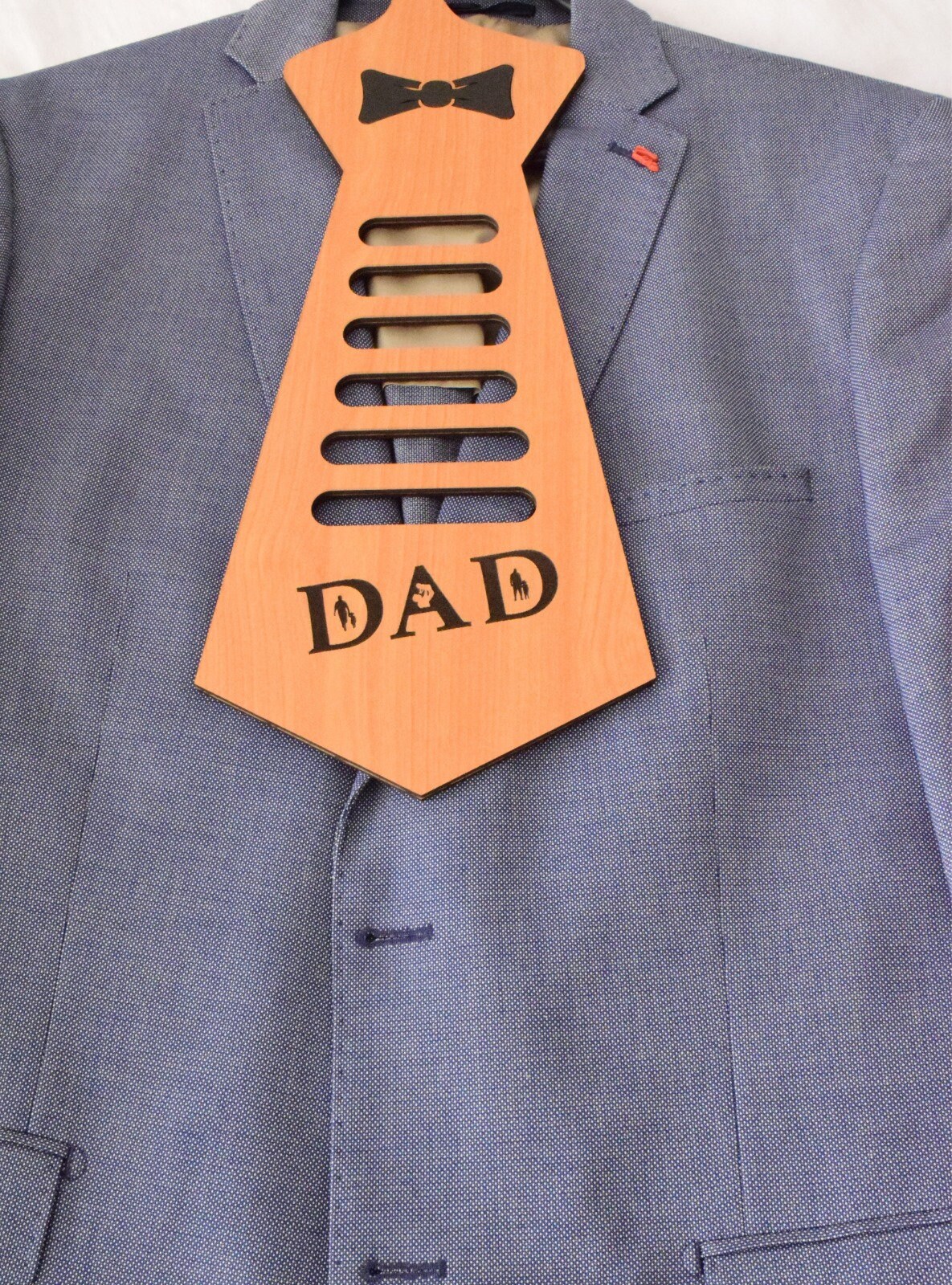 Personalized Wooden Tie Hanger Unique Father's Day Gifts Etsy