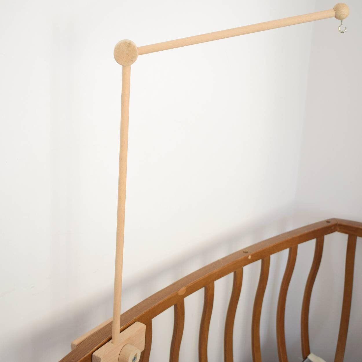 Cot Mobile Hanger Eco Natural Baby Mobile Hanger Baby Wooden Etsy