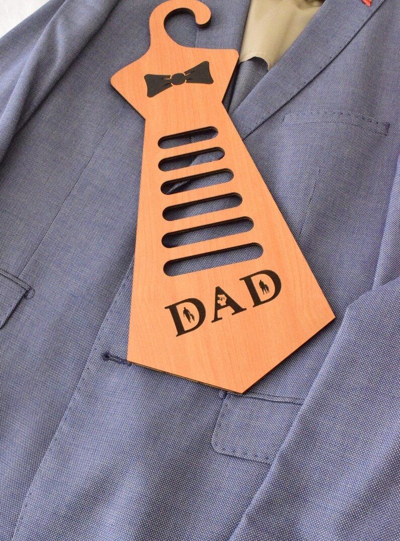 Mens Valentines Gift Personalized Wooden Tie Hanger Tie Etsy
