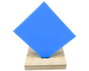 Acrylic (Light Blue) - Nearly Opaque - 1/8" & 1/4" Thickness
