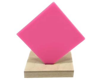 Acrylic (Neon Pink) - Matte One Side