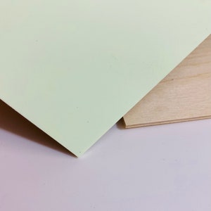 Acrylic (Pastel Light Green) - Matte One Side