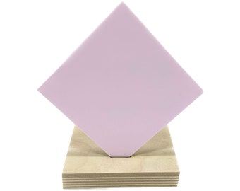 Light Pink Pastel Cast Acrylic - Matte One Side - 1/8" / 3mm Sheets for Laser Cutting & Engraving