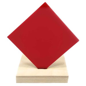 Acrylic (Red) - Nearly Opaque