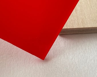 1/4" Nearly Opaque Color Acrylic - Cut to Size Pieces