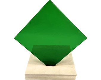Green Transparent Acrylic - 1/16", 1/8" and 1/4" Cast Acrylic for Laser Cutting & Engraving