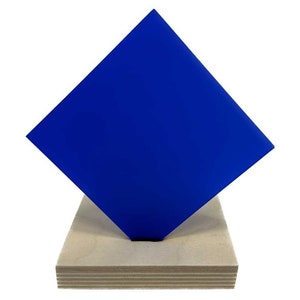 Night Blue Cast Acrylic - Frosted Two Sides - 1/8&quot; / 3mm Sheets for Laser Cutting & Engraving