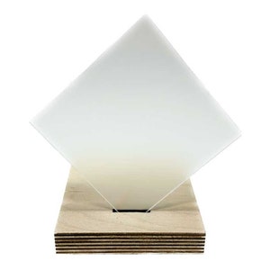 Clear Frosted Cast Acrylic - Frosted One Side - 1/8&quot; / 3mm Sheets for Laser Cutting & Engraving