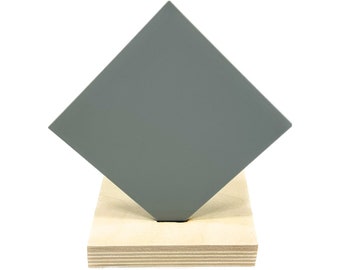 Acrylic (Gray) - Nearly Opaque - Cast PMMA Acrylic - 1/8" for Laser Cutting and Engraving