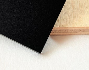 Black Opaque Acrylic Sheet