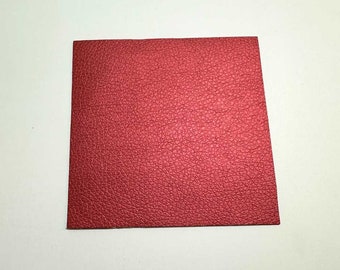 Leather (Vegan) - Cranberry