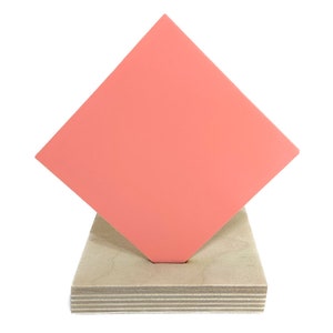 Acrylic (Pastel Red) - Matte One Side