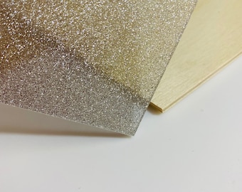 Acrylic (Sparkle) - Silver Sparkle