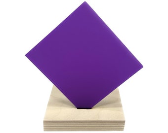 Acrylic (Purple) - Nearly Opaque - Cast PMMA Acrylic - 1/8" for Laser Cutting and Engraving