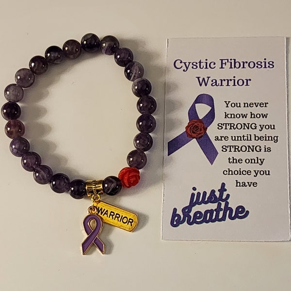 Cystic Fibrosis Awareness Bracelet