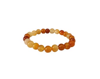 Orange Agate Bracelet