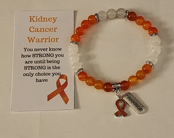 Kidney Cancer Awareness Bracelet