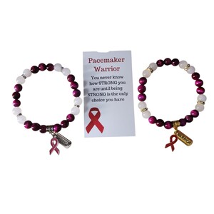 Pulsera de cuentas para concienciación sobre marcapasos