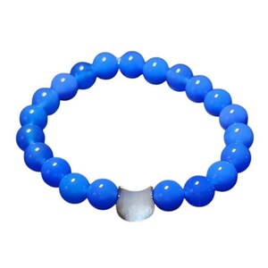 Blue Agate Cat Lover&#39;s Bracelet