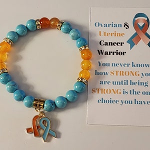 Uterus- und Eierstockkrebs Armband
