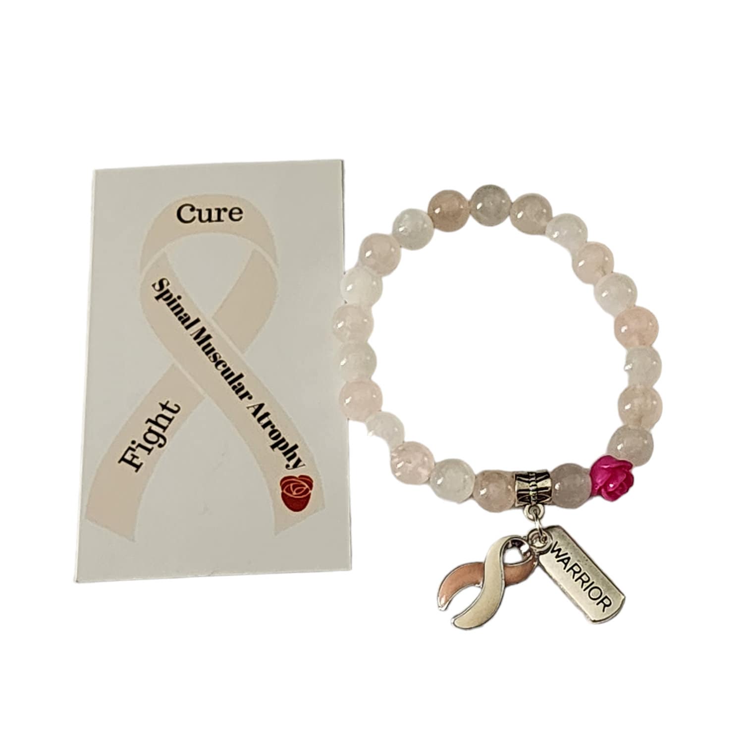 Spinal Muscular Atrophy Awareness Beaded Bracelet - Etsy
