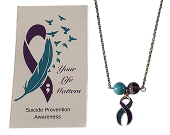 Suicide Prevention Awareness Necklace