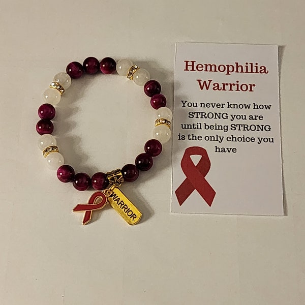 Hemophilia Bracelet Etsy