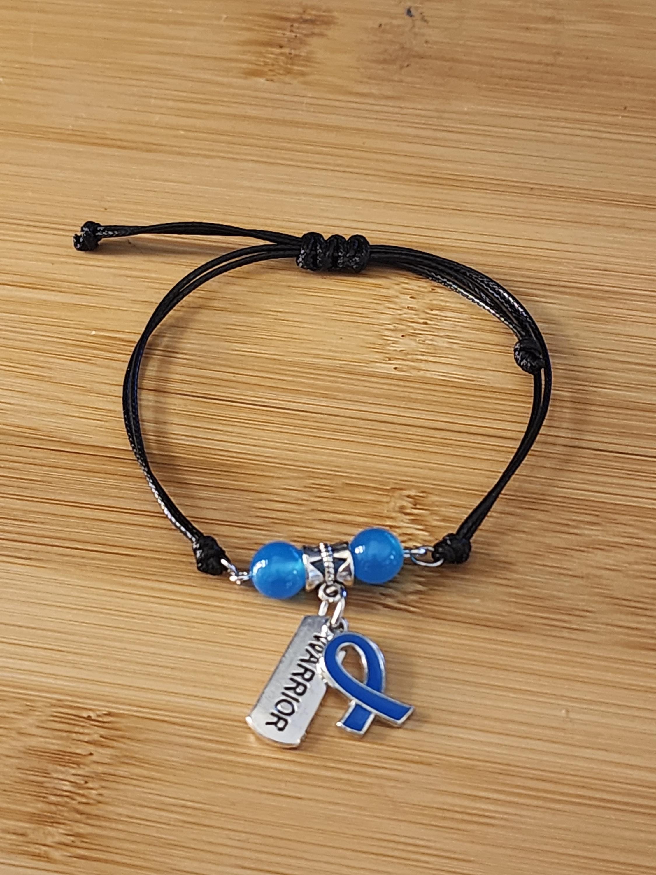 Colorectal Cancer Awareness Adjustable Braided Waxed Cord Bracelet - Etsy
