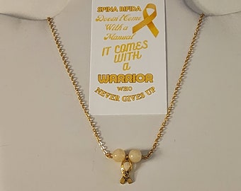 Spina Bifida Awareness Necklace