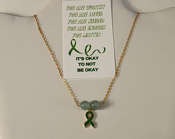 Mental Health Awareness Necklace, Depression Awareness Necklace