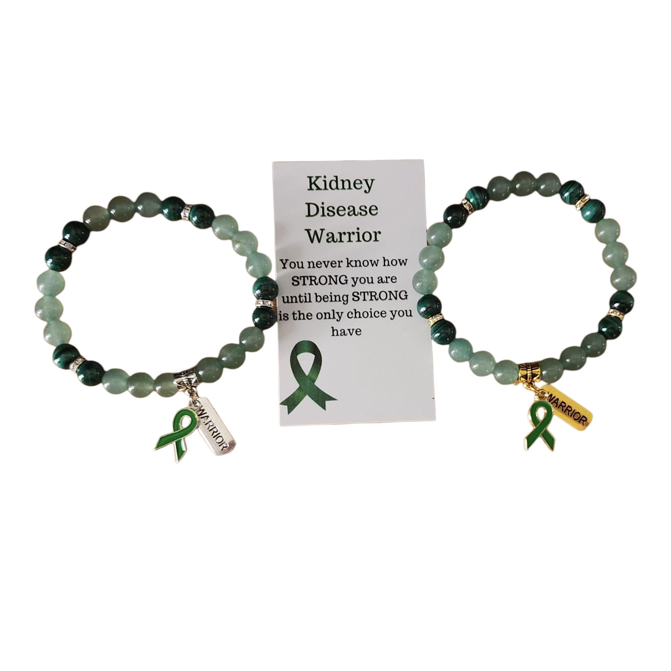 Kidney Cancer Awareness Bracelets - Pack Of 5 Orange Ribbon Charm Bracelets For Fundraising - View #5