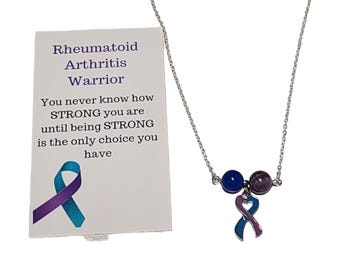 Rheumatoide Arthritis Bewusstsein Halskette