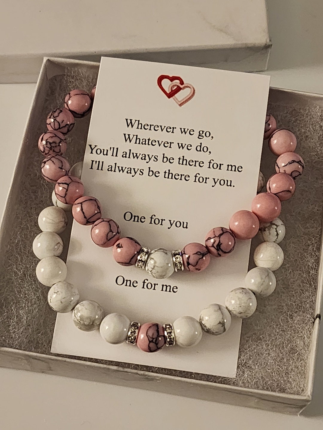 Many Faceted Magnetic Bracelet Citrus Cocktail