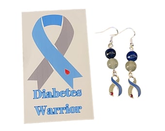 Diabetes Awareness Earrings