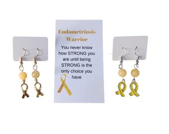 Endometriosis Awareness Earrings