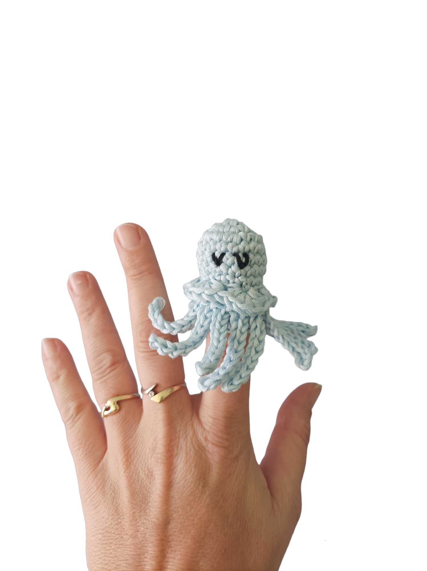 Jellyfish Finger Puppets for Kids Cute Silly Hand Puppet Etsy UK
