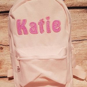 sac à dos personnalisé pour enfant, cartable enfant, sac bébé, cartable enfant, sac à dos personnalisé, cadeau personnalisé, rose, bleu pailleté