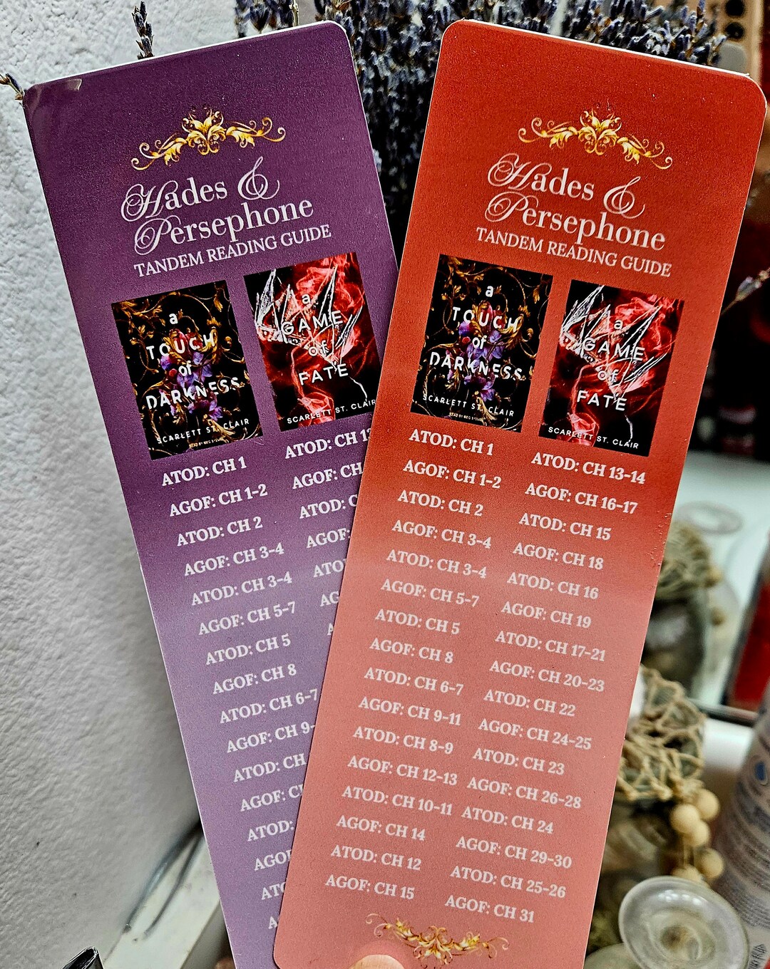 Hades & Persephone Tandem Read Bookmark | A Touch of Darkness | A Game ...