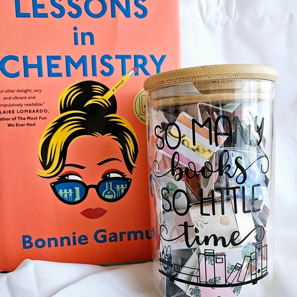 So Many Books So Little Time TBR Jar | To Be Read Jar | Choose Your Next Book | Book Decor | Book Gift | Bibliophile Gift| Book Accessory