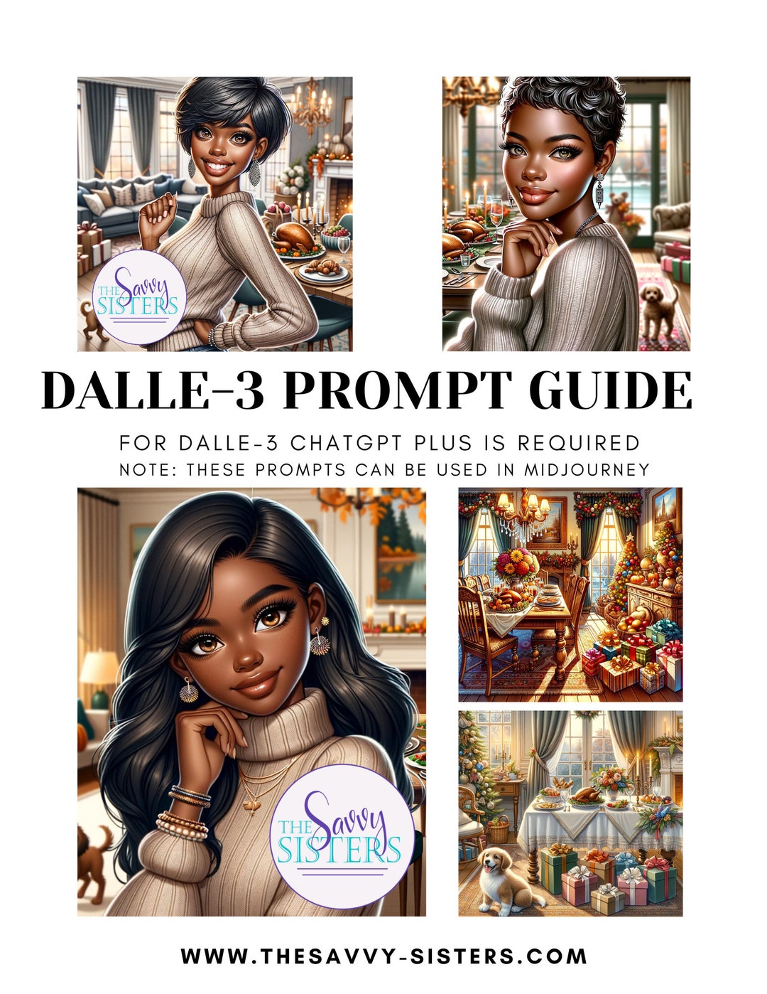 Dall-e3 & Chatgpt V4 Ai Art Prompt Guide | 12 Prompts | Thanksgiving ...