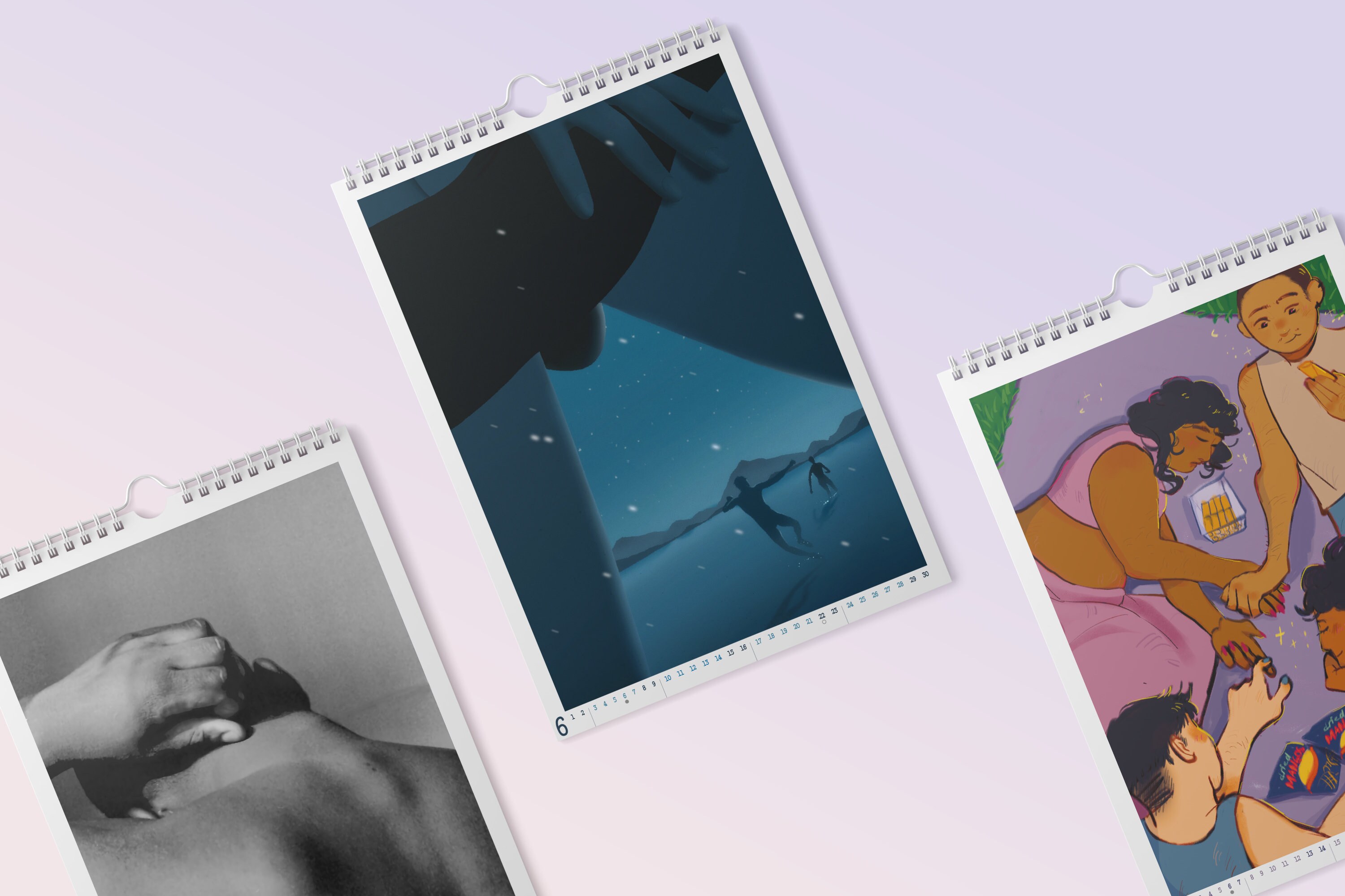 Queer Calendar 2024 Asian Diaspora Empowerment Intersectional Wall