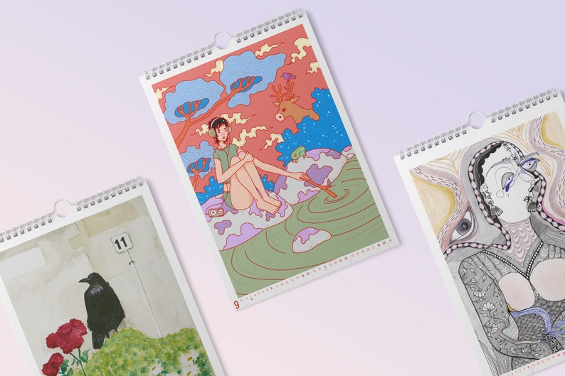 Queer Calendar 2024 Asian Diaspora Empowerment Intersectional Wall