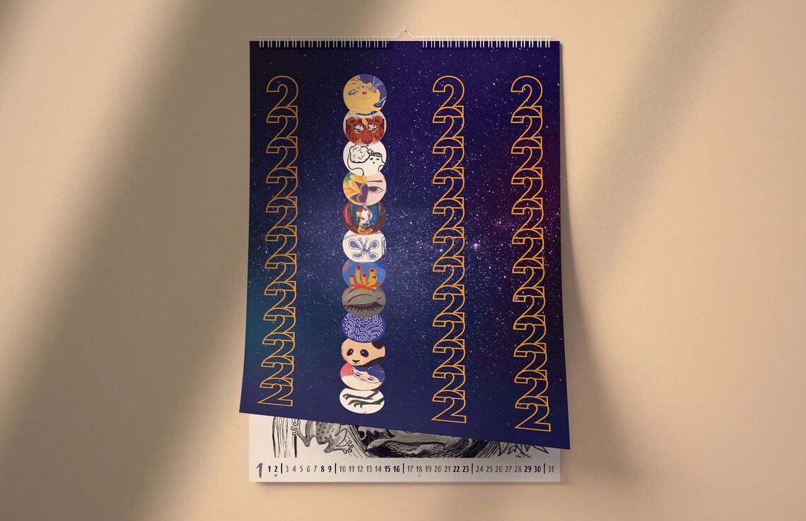 Queer Calendar 2022 13 Artists A4 Asian Diaspora Etsy