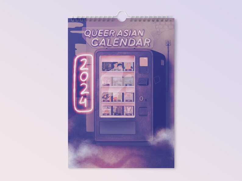 Queer Calendar 2024 Asian Diaspora Empowerment Intersectional Wall