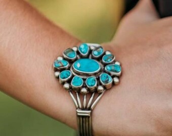 NAVAJO Juliana Williams クラスターバングル harpo Best Huge Early Navajo Juliana Williams Signd Naturl
