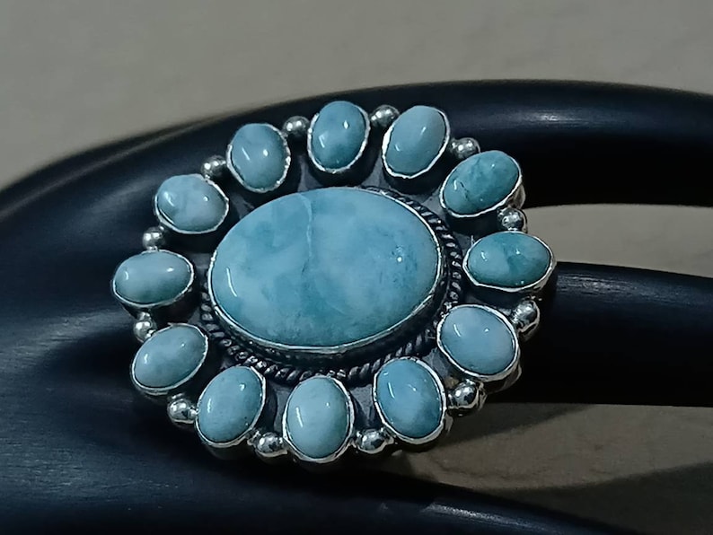 Larimar cluster Ring.