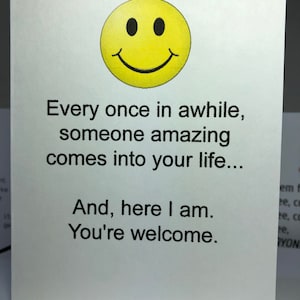 Friends Funny Card, Encouragement Card, Friendship Card, Sassy Card, Funny Card